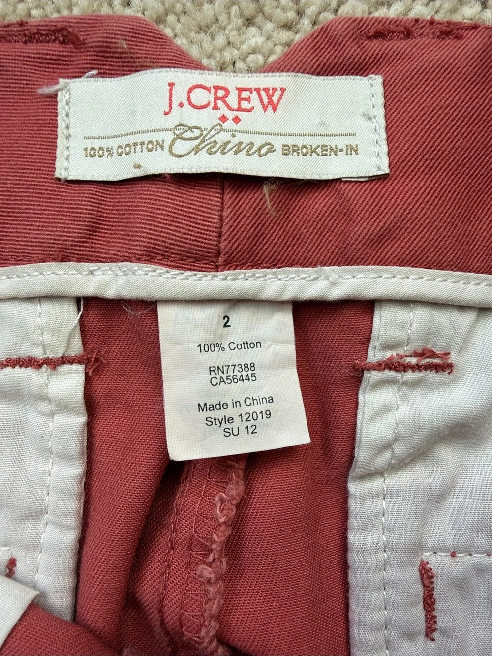 J. Crew crew washed
